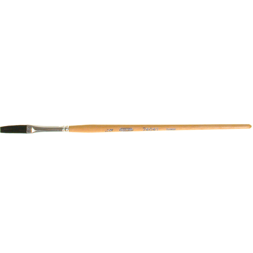 One Stroke Paint Brush, 1/4" Brush Width, Ox Hair, Wood Handle Mukwa Safety Services