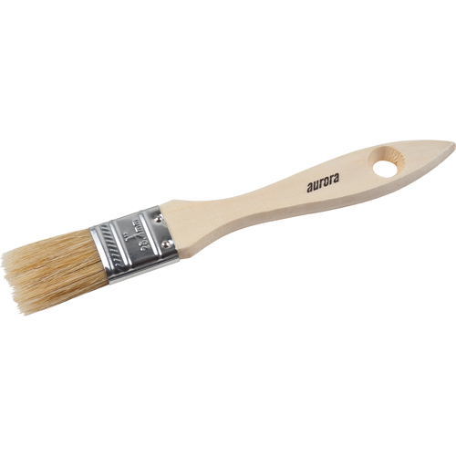 Pinceaux s&eacute;rie AP200, Soie blanche, Manche Bois, Largeur de 1" Mukwa Safety Services