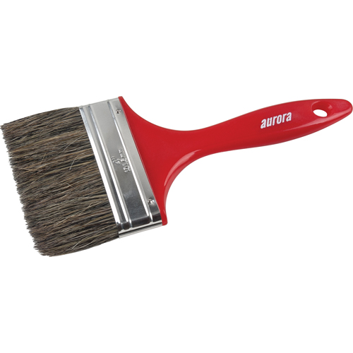 AP300 Series Paint Brush, Natural Bristles, Plastic Handle, 4" Width Mukwa Safety Services