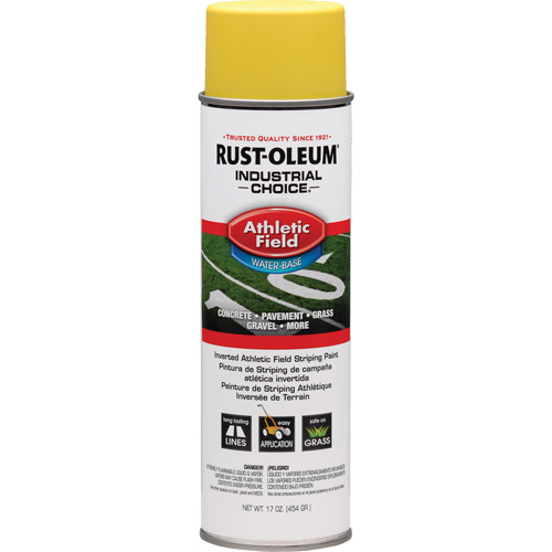 Industrial Choice&reg; AF1600 Athletic Field Striping Paint, Yellow, 17 oz., Aerosol Can Mukwa Safety Services