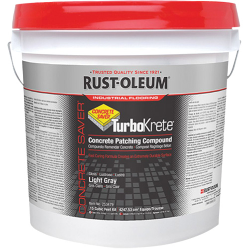 TurboKrete&reg; Concrete Patch Compound Kit, Grey Mukwa Safety Services