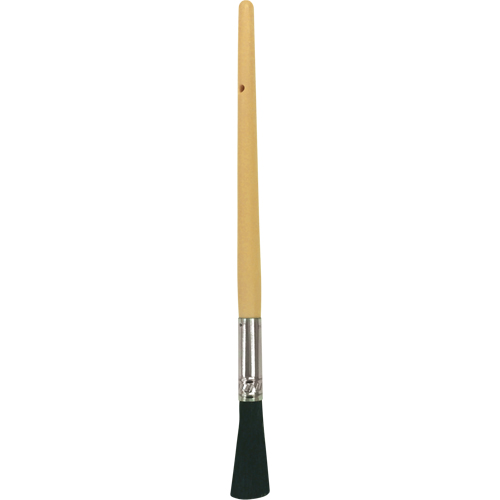 Oval Paint Brush, Bristle, Plastic Handle, 13/32" Width Mukwa Safety Services