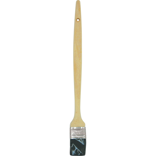 Radiator Paint Brush, Bristle, Wood Handle, 2" Width Mukwa Safety Services