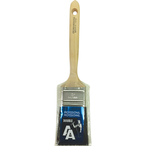 Straight Sash Paint Brush, Bristle, Wood Handle, 2" Width Mukwa Safety Services