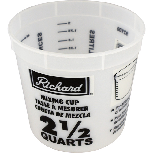 Tasse de m&eacute;lange en plastique Mukwa Safety Services