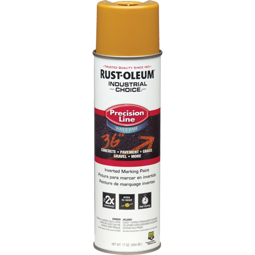 Peinture de marquage lin&eacute;aire de pr&eacute;cision &agrave; base d'eau M1800, 17 oz, Canette a&eacute;rosol Mukwa Safety Services