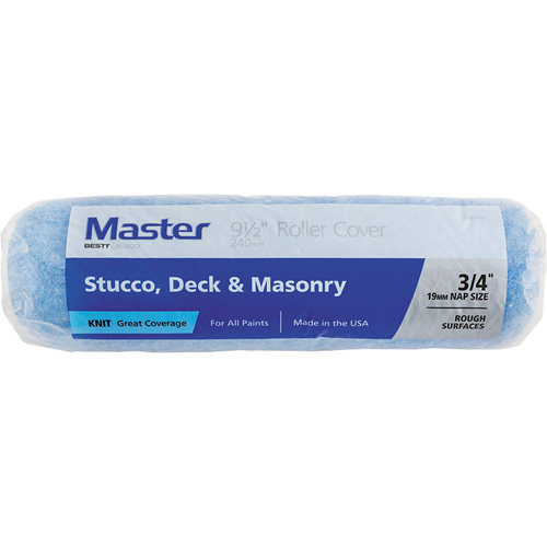 Master Knit Roller Cover, 19 mm (3/4") Nap, 240 mm (9-1/2") L Mukwa Safety Services
