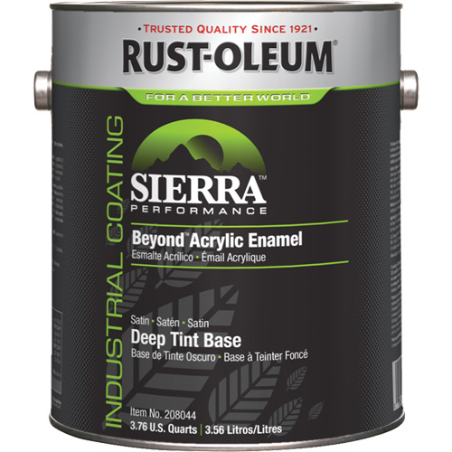 Sierra Performance Beyond Acrylic Enamel, Gallon, Tint Base Mukwa Safety Services