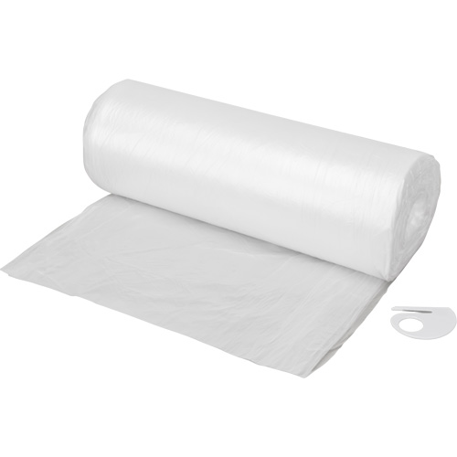 Drop sheet, 400' L x 9' W, Plastic Mukwa Safety Services