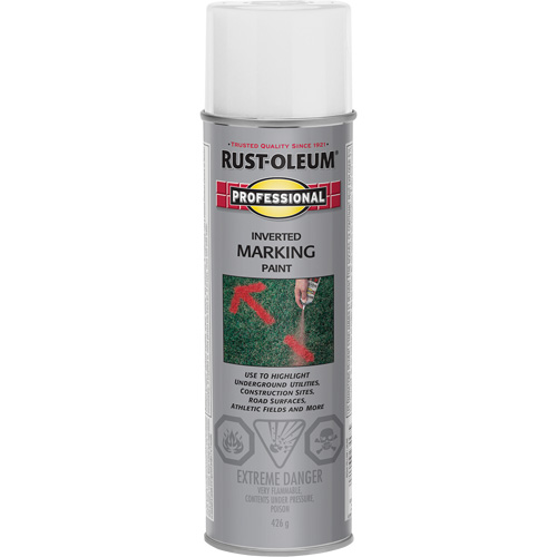 Inverted Marking Paint Spray, 426 g, Aerosol Can Mukwa Safety Services