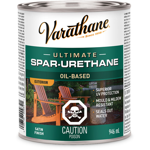 Varathane&reg; Diamond Wood Finish&reg; Coating, 946 ml, Clear, Satin Mukwa Safety Services