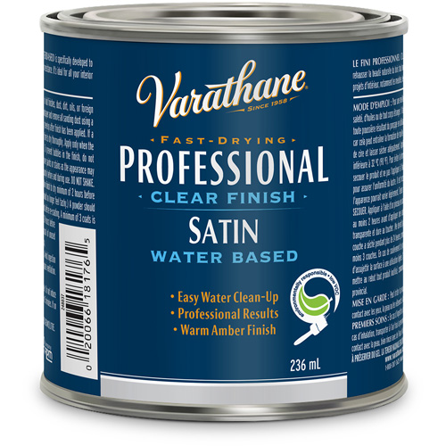 Varathane&reg; Professional Finish, 236 ml, Clear, Satin Mukwa Safety Services
