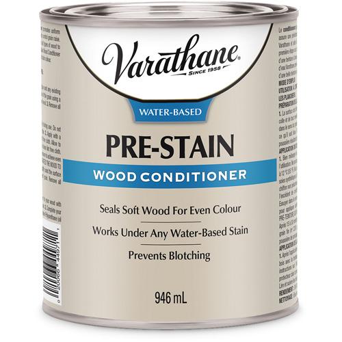 Varathane&reg; Premium Water-Based Wood Conditioner, 946 ml, Clear, Transparent Mukwa Safety Services