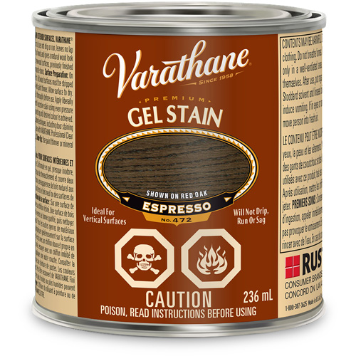 Teinture en gel de qualit&eacute; sup&eacute;rieure Varathane, 236 ml, Espresso Mukwa Safety Services