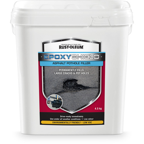 Remplisseur de nids-de-poule dasphalte EpoxyShield, Seau, Noir Mukwa Safety Services