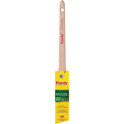 Nylox Dale Paint Brush, Nylon, Wood Handle, 1" Width Mukwa Safety Services
