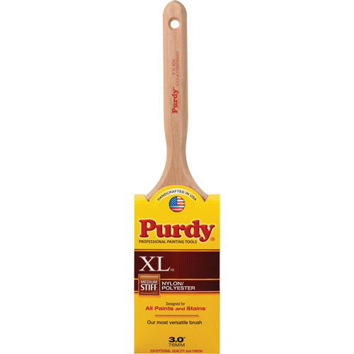 XL Bow Paint Brush, Poly/Nylon, Wood Handle, 3" Width Mukwa Safety Services