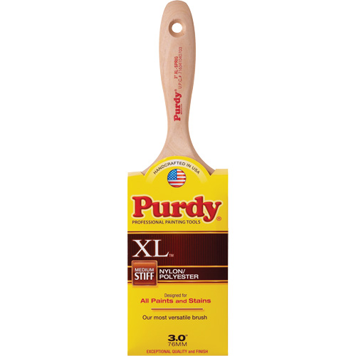 Pinceau XL Sprig, Poly/nylon, Manche Bois, Largeur de 3" Mukwa Safety Services