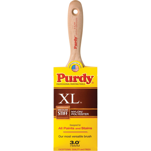 Pinceau XL Pip, Poly/nylon, Manche Bois, Largeur de 3" Mukwa Safety Services
