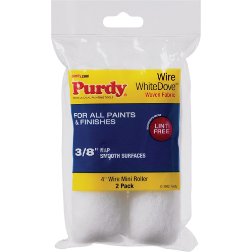 Dove Wire Mini Roller, 9.5 mm (3/8") Nap, 101 mm (4") L Mukwa Safety Services