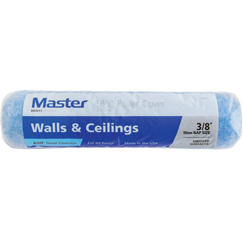 Master Woven Roller Cover, 10 mm (3/8") Nap, 240 mm (9-1/2") L Mukwa Safety Services