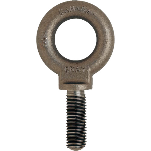 Eye Bolts, Uncoated Natural Finish, 4000lbs. (2 tons) Capacity Mukwa Safety Services