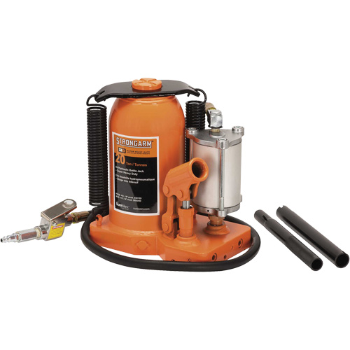380C Cric-bouteille, 20 tonne(s), Air comprim&eacute;/hydraulique, 20-5/8" Hauteur &eacute;lev&eacute;e Mukwa Safety Services