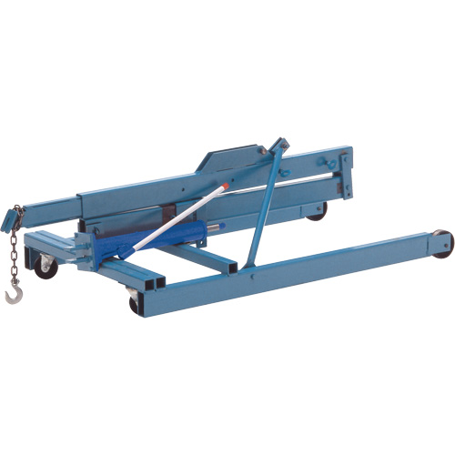 Portable Floor Cranes, 8' Lift, 1000 lbs. (0.5 tons), 70-1/2" Arm, 69-1/4" H Mukwa Safety Services