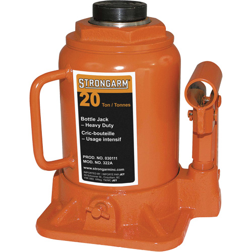 322A Cric-bouteille, 20 tonne(s), 14-3/4" Hauteur &eacute;lev&eacute;e Mukwa Safety Services