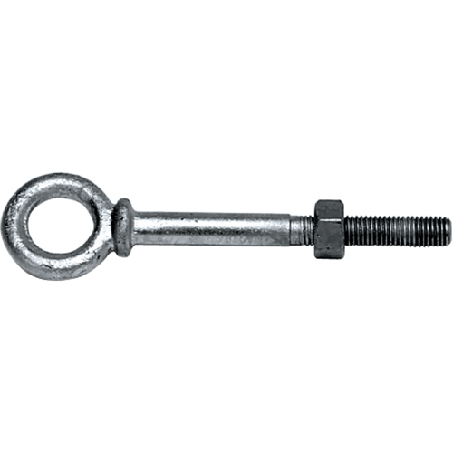 Eye Bolts, 3/8" Dia., 2-1/2" L, Galvanized, 1200 lbs. (0.6 tons) Capacity Mukwa Safety Services