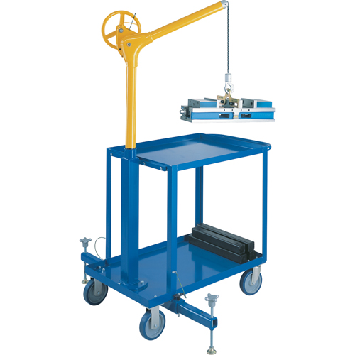 Hauts crochets &eacute;l&eacute;vateurs industriels avec chariot mobile, Capacit&eacute; 500 lb (0,25 tonne) Mukwa Safety Services