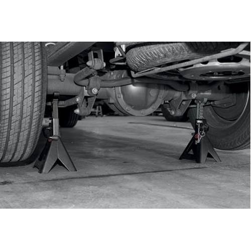 Jack Stands, Locking Pin, 3 tons Capacity, 11-4/5" - 17-9/10" H Mukwa Safety Services