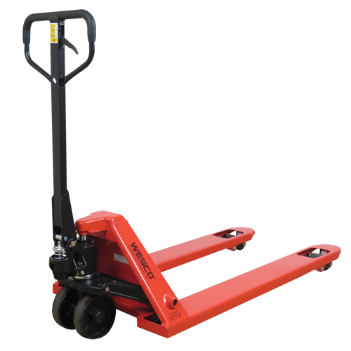 Transpalette, Acier, 48" lo x 27" la, Capacit&eacute; 5500 lb Mukwa Safety Services