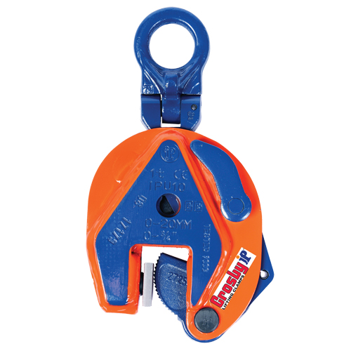 IPU10 Universal Lifting Clamp, 12000 lbs. (6 tons), 0" - 2" Jaw Opening Mukwa Safety Services