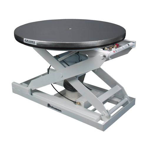 Positionneur pour palette &agrave; nivellement automatique EZ Loader E - plateforme en acier inoxydable, 43" lo x 43" la, Capacit&eacute; 4000 lb Mukwa Safety Services