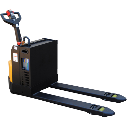 Fully Powered Electric Pallet Truck, 4500 lbs. Cap., 48" L x 30.25" W Mukwa Safety Services