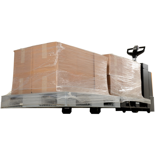Fully Powered Electric Pallet Truck With  Stand-On Platform, 4500 lbs. Cap., 96" L x 30" W Mukwa Safety Services
