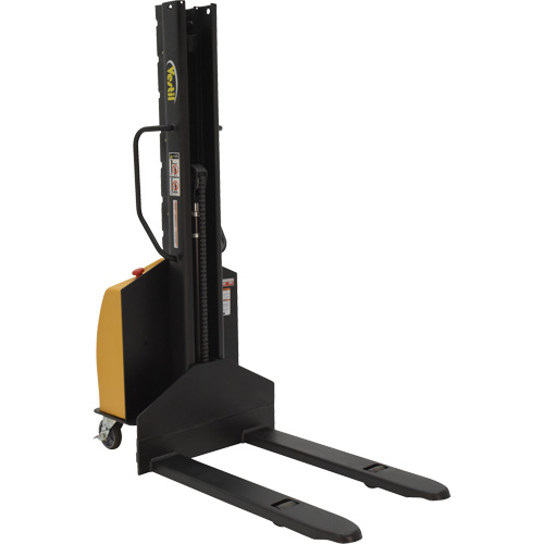 Gerbeur motoris&eacute; avec m&acirc;t &eacute;troit, Fonctionnement &eacute;lectrique, Capacit&eacute; 1000 lb, Lev&eacute;e max 63" Mukwa Safety Services