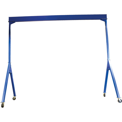 Adjustable Steel Gantry Crane, 20' L, 8000 lbs. (4 tons) Capacity Mukwa Safety Services