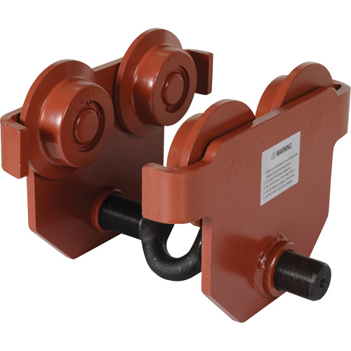 Low Profile Manual Trolley, 4000 lbs. (2 tons) Mukwa Safety Services