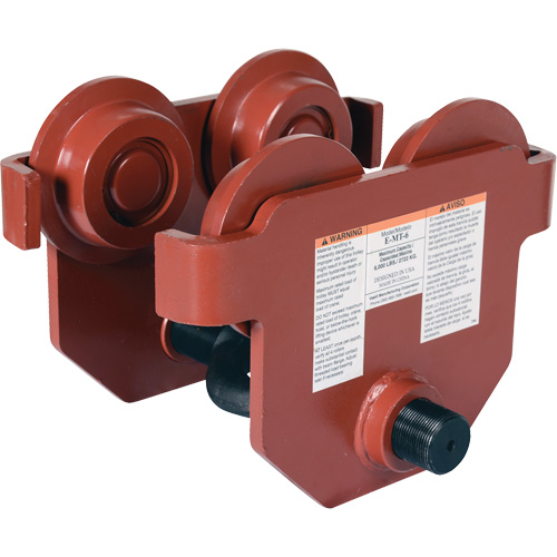 Low Profile Manual Trolley, 6000 lbs. (3 tons) Mukwa Safety Services
