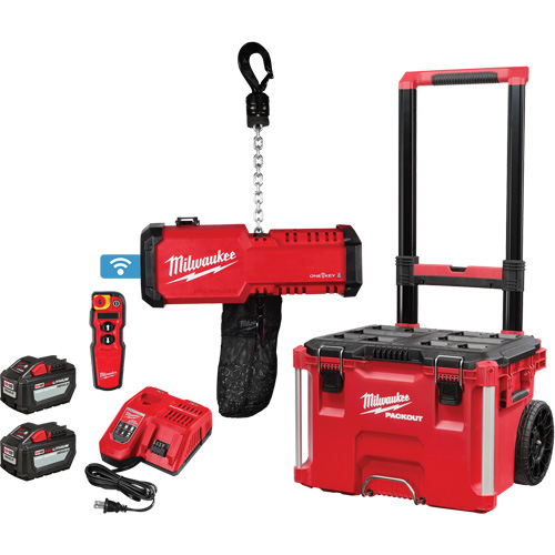 M18 Compact 1-Ton Chain Hoist with ONE-KEY, 2204 lbs. (1 tons) Capacity Mukwa Safety Services