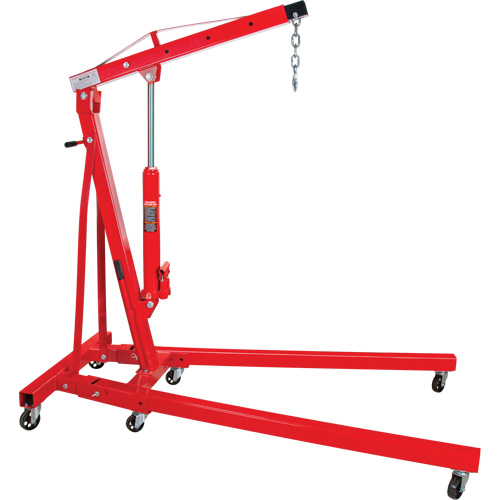 Folding Shop Crane, 4000 lbs. (2 tons) Capacity Mukwa Safety Services