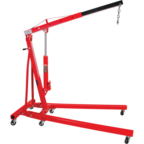 Folding Shop Crane, 4000 lbs. (2 tons) Capacity Mukwa Safety Services