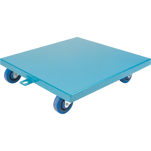 Steel Deck Dollies, 24" W x 24" D x 7" H, 1200 lbs. Capacity Mukwa Safety Services