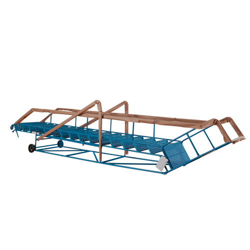 CSA-Certified Rolling Step Ladder with Locking Step, 16 Steps, 30" Step Width, 144" Platform Height, Steel Mukwa Safety Services