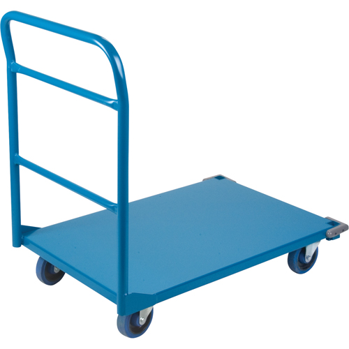 Chariots &agrave; tablettes/plateforme, Acier, 24" la x 36" p x 40" h, Capacit&eacute; de la plateforme 1300 lb Mukwa Safety Services