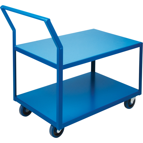 Chariots Surbaiss&eacute;s Robustes, 2 niveaux, 18" la x 30" p x 40" h, 1200 lb Cap Mukwa Safety Services