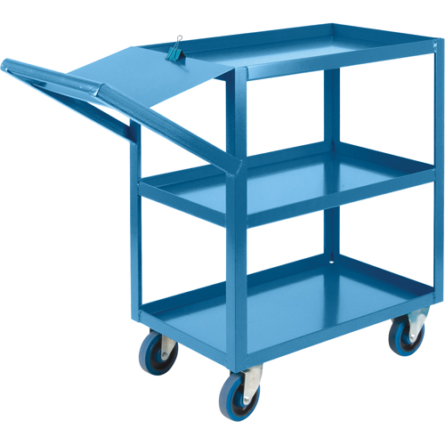 Chariots &agrave; cueillette, 36" h x 18" la x 46" p, 3 Tablettes, Capacit&eacute; 1200 lb Mukwa Safety Services
