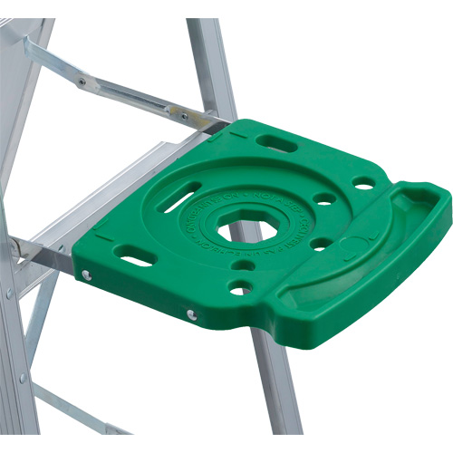 Commercial Duty Stepladders (2400 Series), 4', Aluminum, 225 lbs. Capacity, Type 2 Mukwa Safety Services